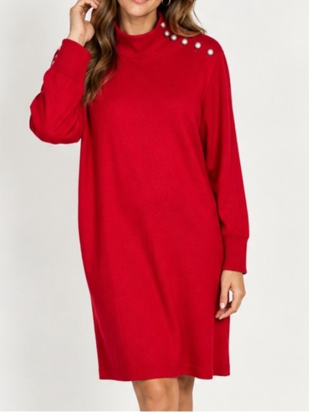 Vintage Lennie for Nina Leonard Red Dress